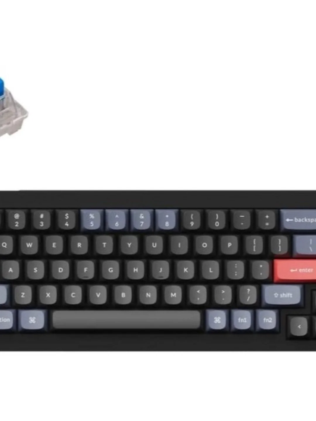 Клавиатура Keychron V2 68 Key QMK Keychron K PRO Blue Hot-Swap RGB Knob Carbon Black 2