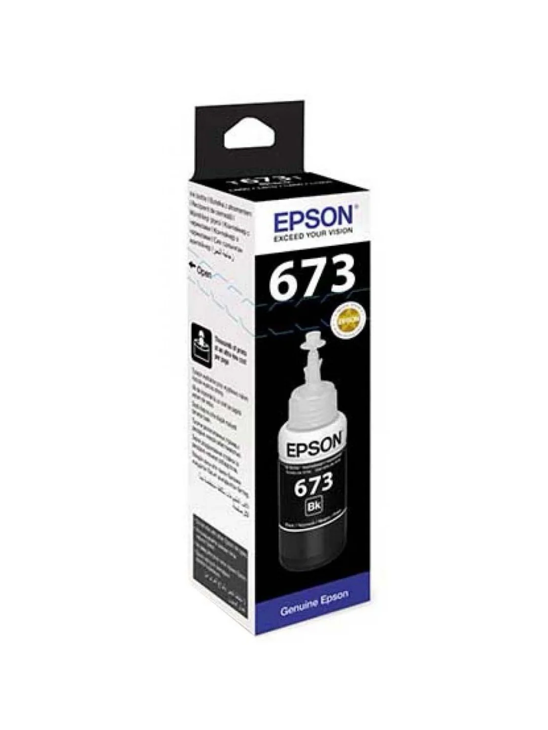 Epson T6731 BK Ink Bottle (70 мл, 1500-1800 фото 10x15) для L8xx / L1800 2