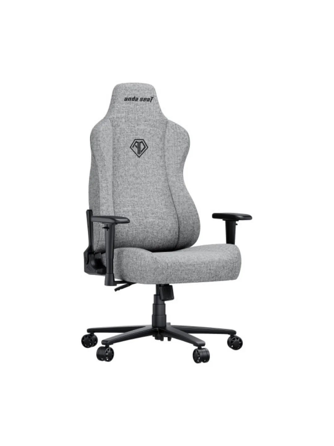 Кресло AndaSeat Novis, льняная ткань, 1D-Armrests, серый 2