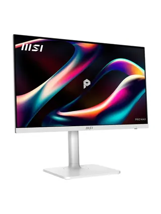 MSI 24" PRO MAX 241PHW E14 o‘yin monitori, IPS, 1ms, 144hz, FHD (1920x1080), HDMI+DP+TypeC, HAS, Pivot, White