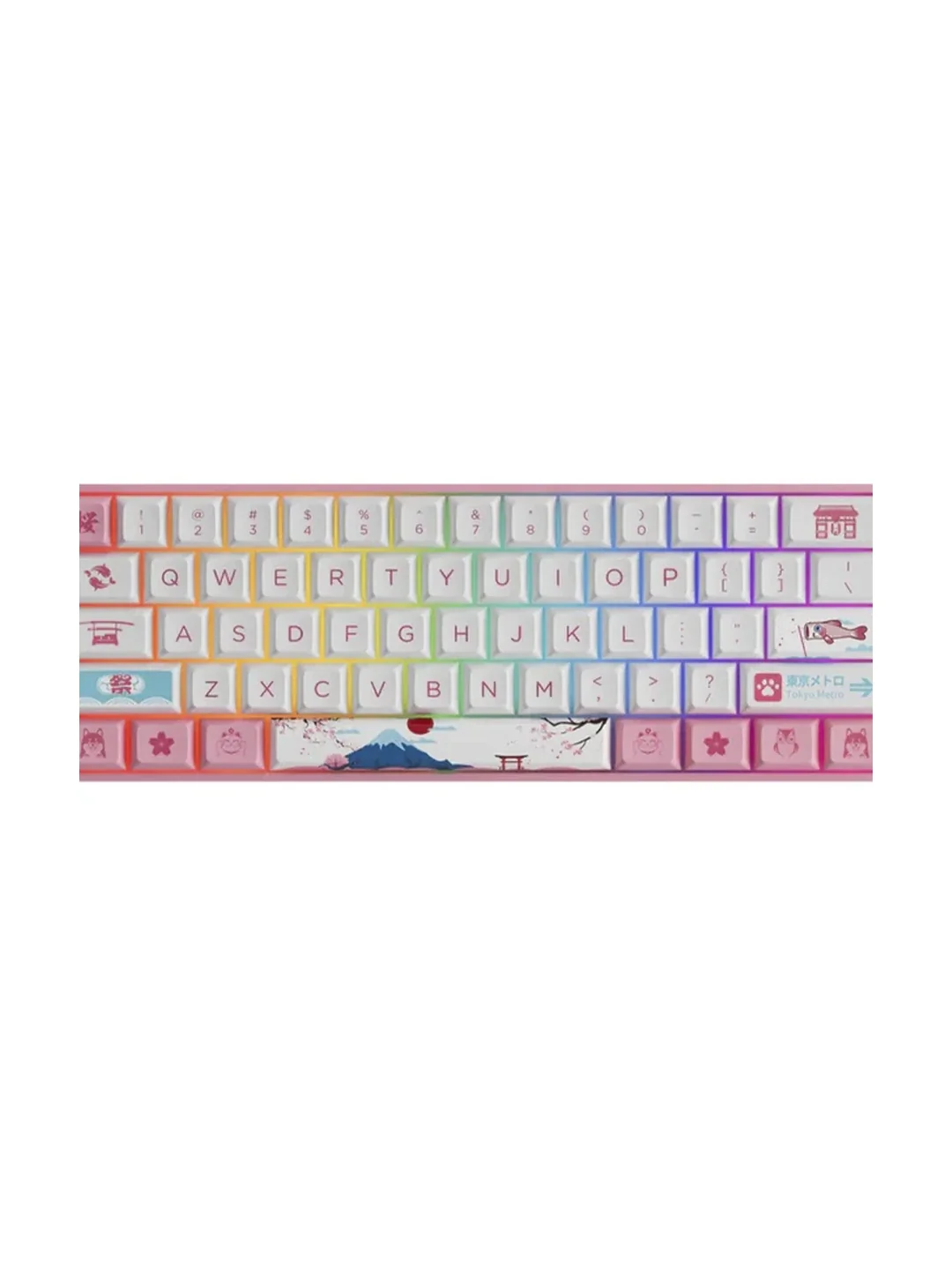Клавиатура Akko 3061S World Tour Tokyo R2 RGB Hotswappable CS Jelly Purple RGB