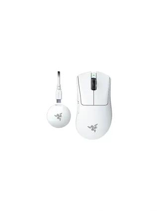 Мышь игровая, беспроводная Razer DeathAdder V4 Pro Gen-2, RGB, USB-A/WL/BT, white