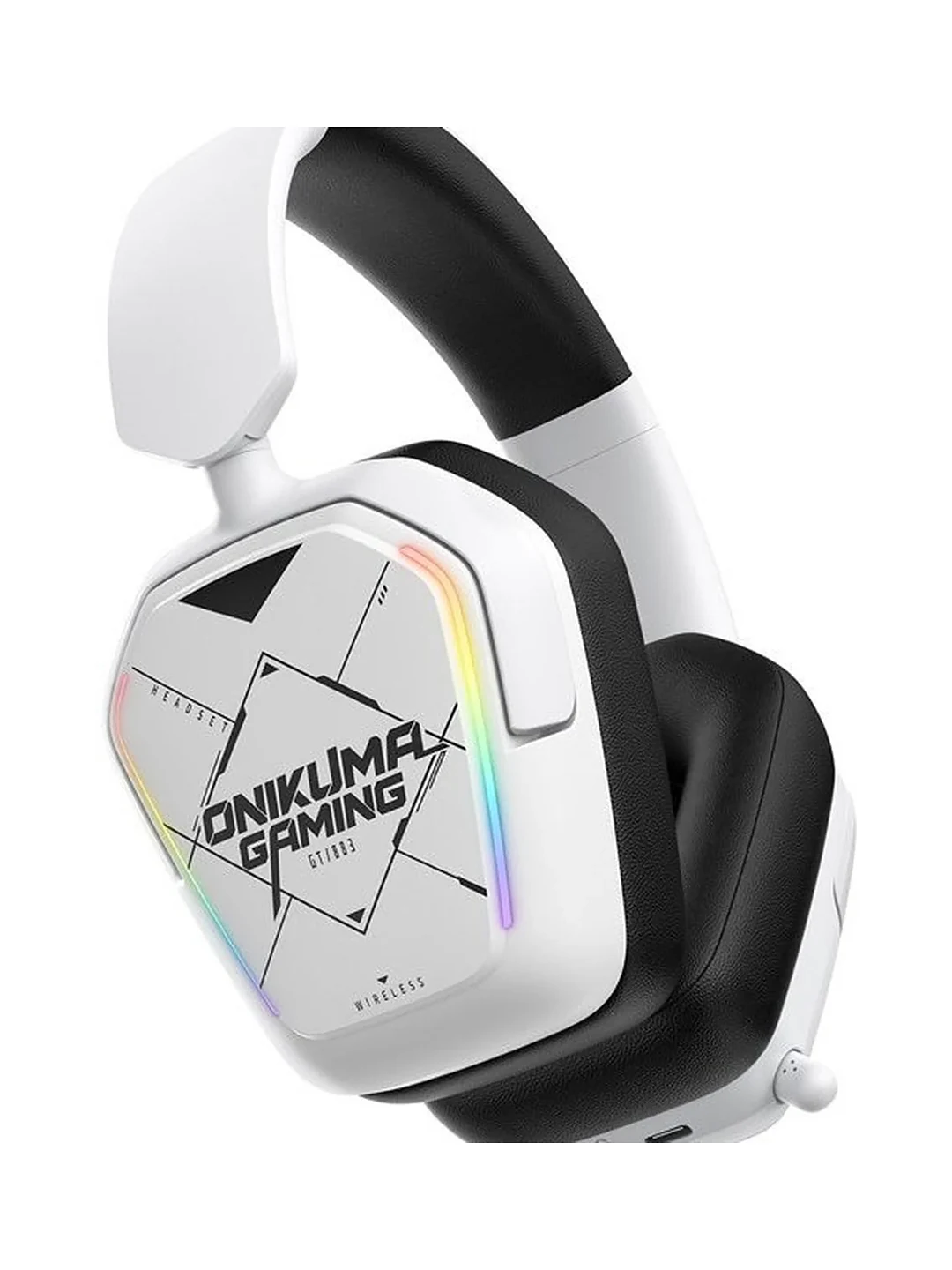 HEADSET GT883 WHITE WIRLESS ONIKUMA 3