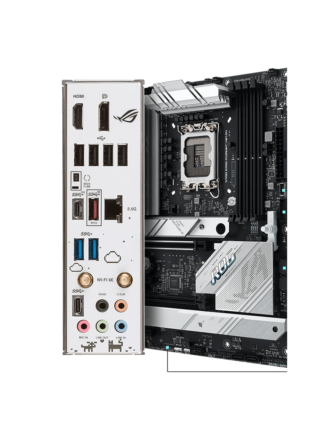 MOTHERBOARD ASUS ROG STRIX B760-A GAMING WIFI D4 ASUS 2