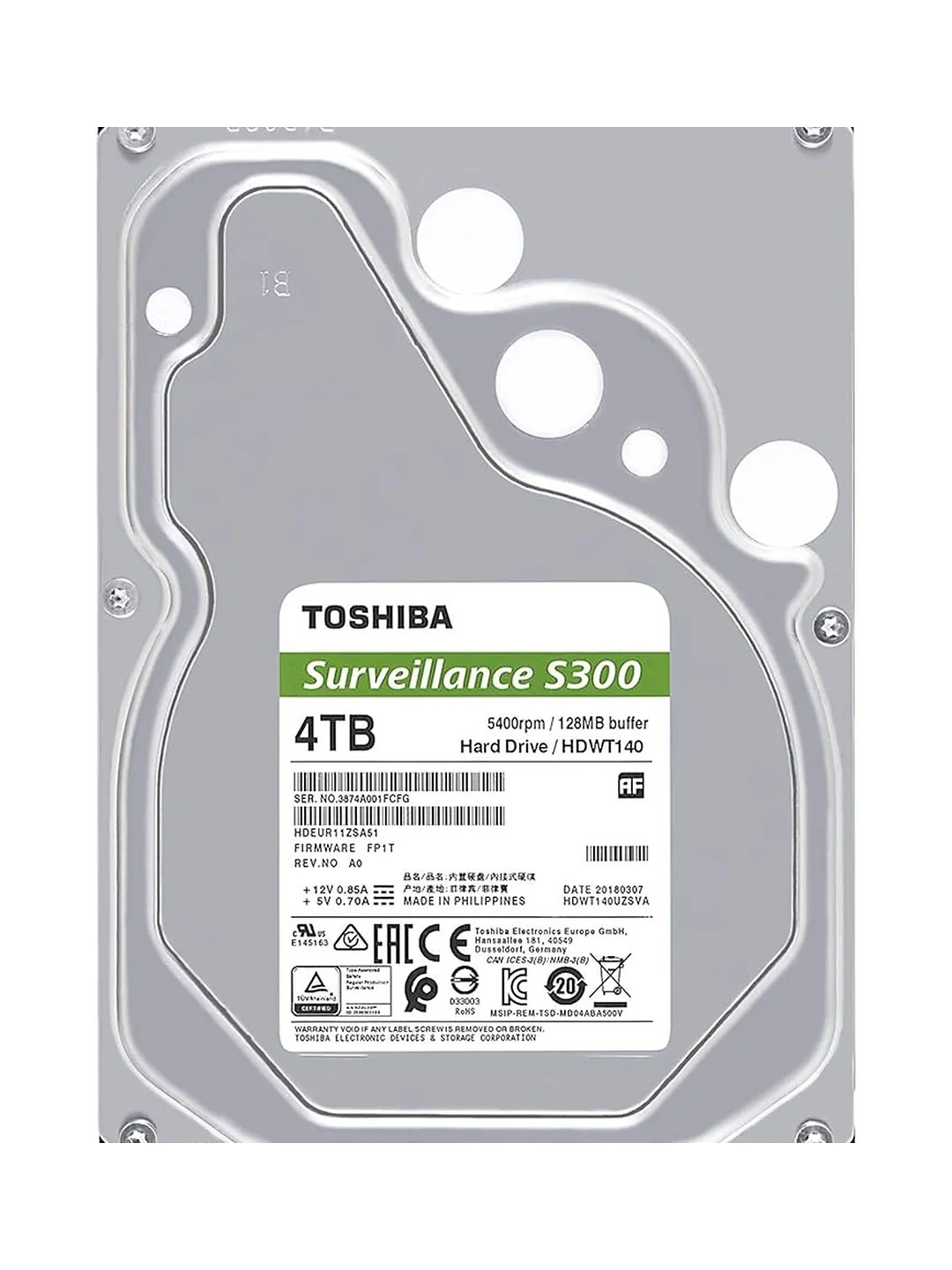 HDD TOSHIBA 4TB S300 TOSHIBA 2