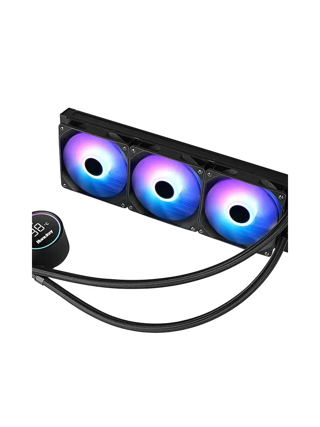 CPU COOLER HUNTKEY Liquid Cooler GX360R blacktip Shark black (ARGB fan with retail box) HUNTKEY 2