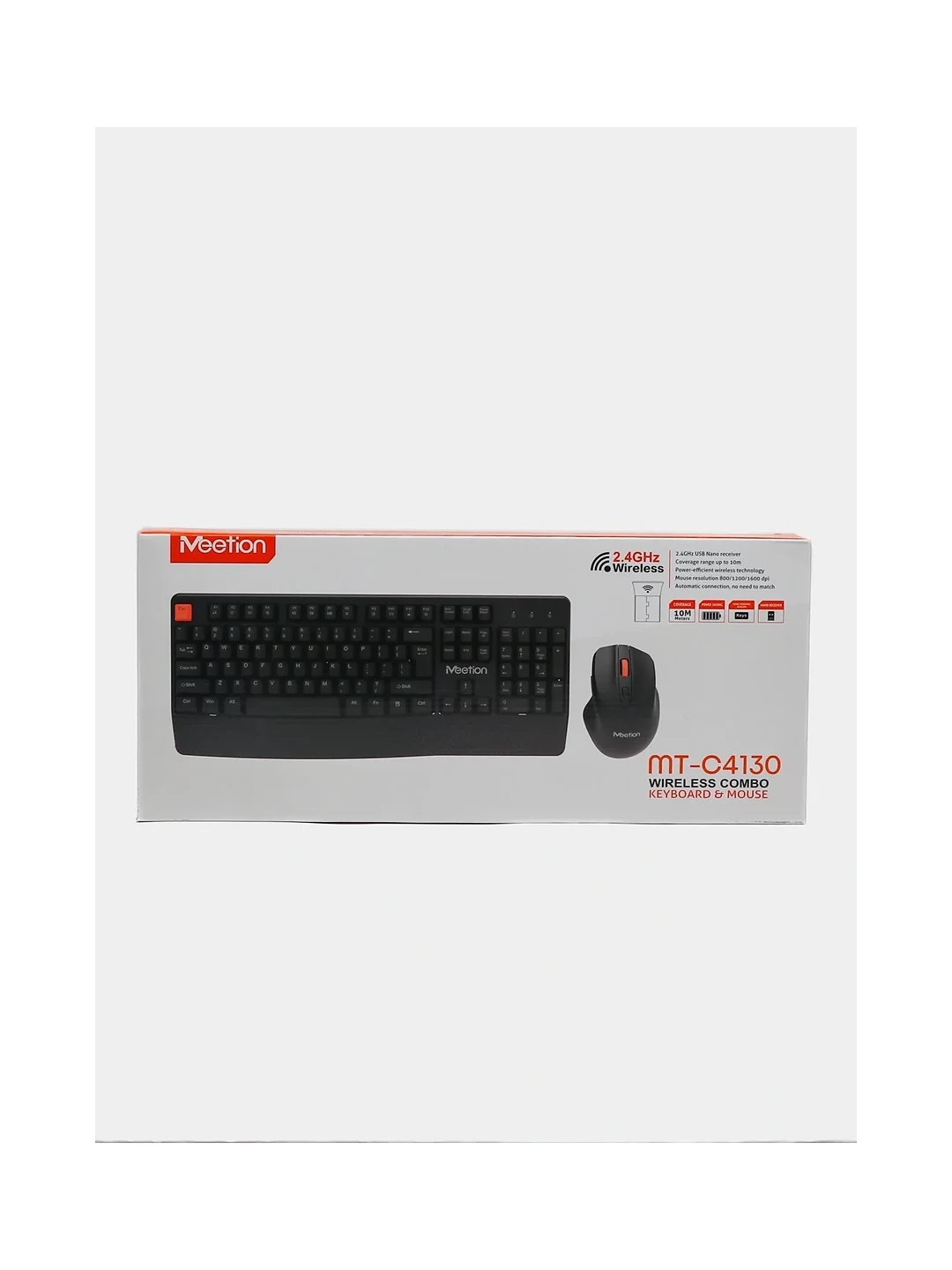 KEYBOARD WIRELESS COMBO C4130 BLACK MEETION 2