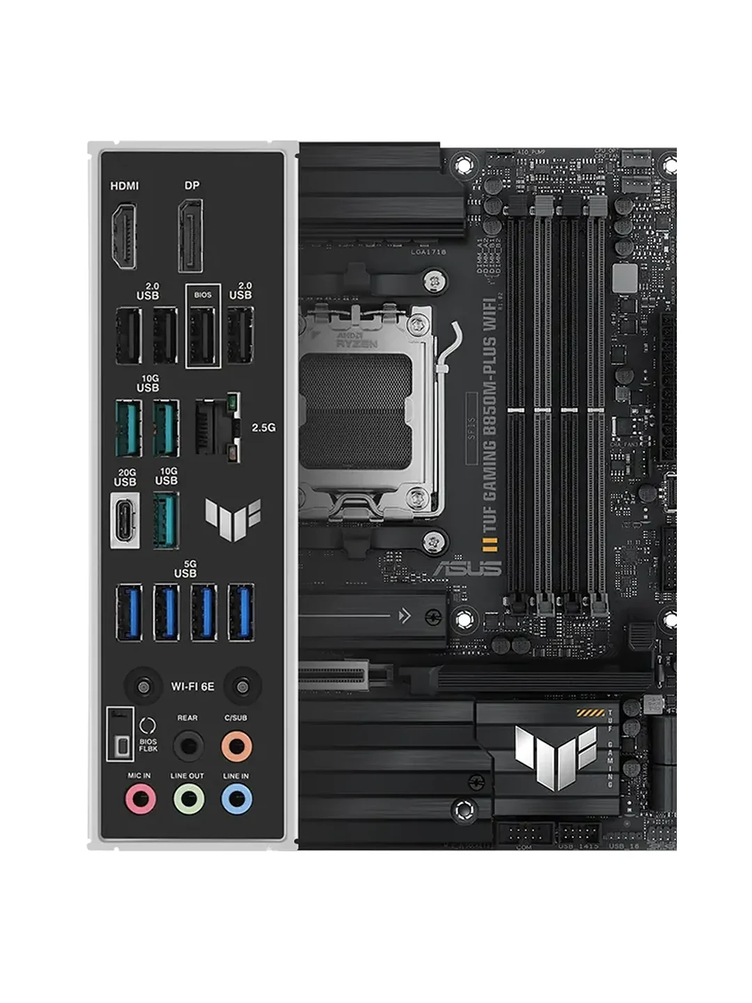 MOTHERBOARD ASUS TUF B850M-E WIFI ASUS 2