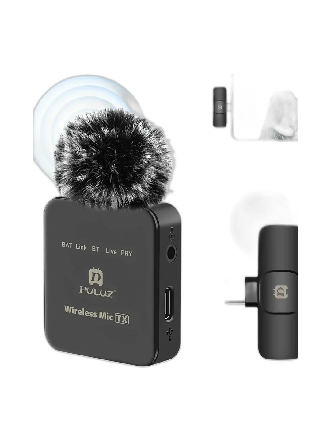 АКСЕССУАРЫ PETLICHKA IPHONE WIRELESS MIC 647 PULUZ 2