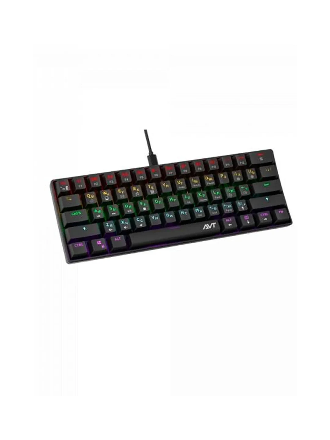 KEYBOARD AVT GAMING KGW04 BLACK AVTECH 2
