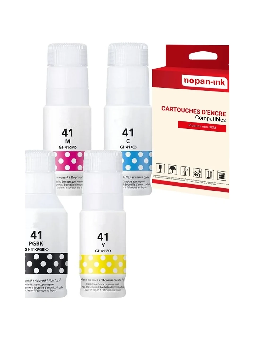 PRINTERS Чернила INK GI-40 C, M, Y BARVA 2