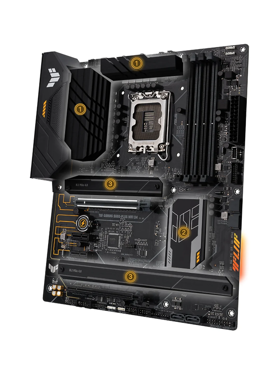 MOTHERBOARD ASUS TUF B660-PLUS D4 WIFI ASUS 2