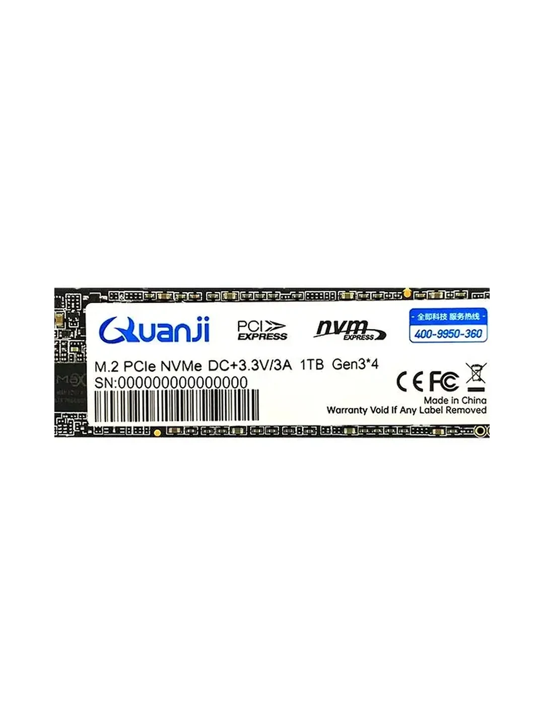 SSD QUANJI M.2 1TB NVME QUANJI 2