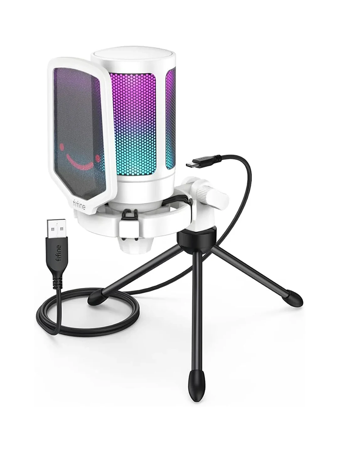 Микрофон SPEAKER FIFINE AM6 White 3