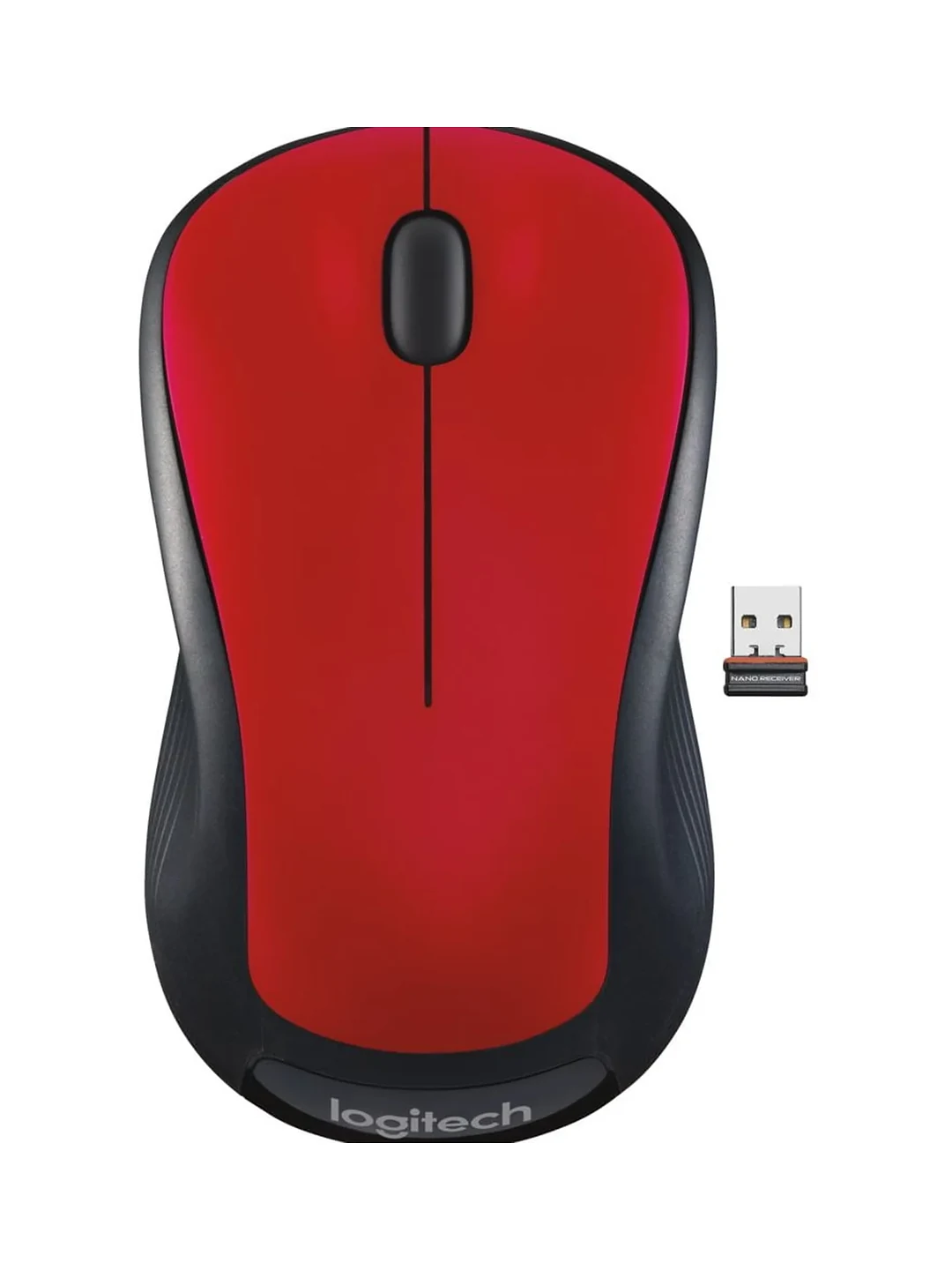 MOUSE LOGITECH M190 RED (M.A) LOGITECH 3