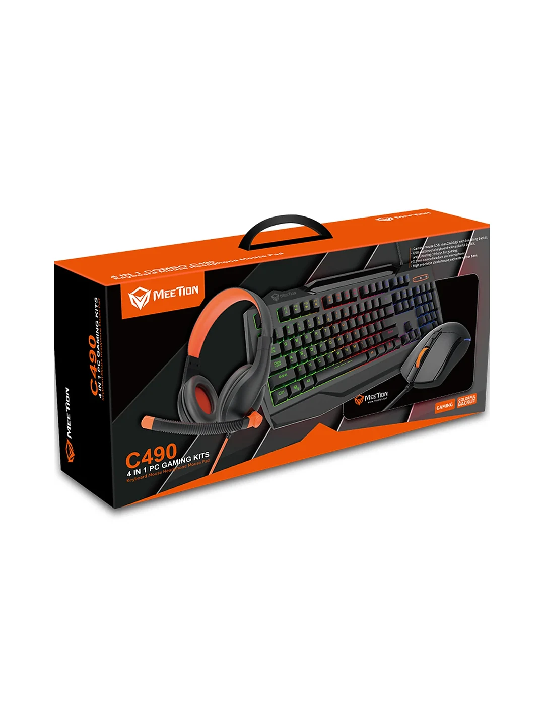 KEYBOARD COMBO KIT 4 in 1 C490 MEETION