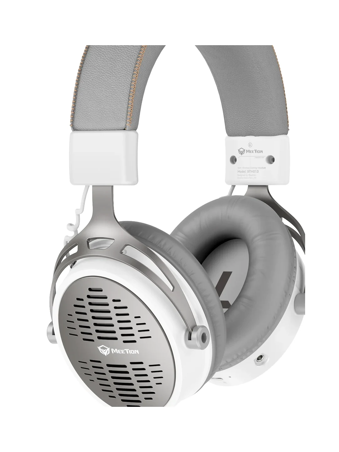 HEADSET WIRELESS BTH013 WHITE MEETION 2